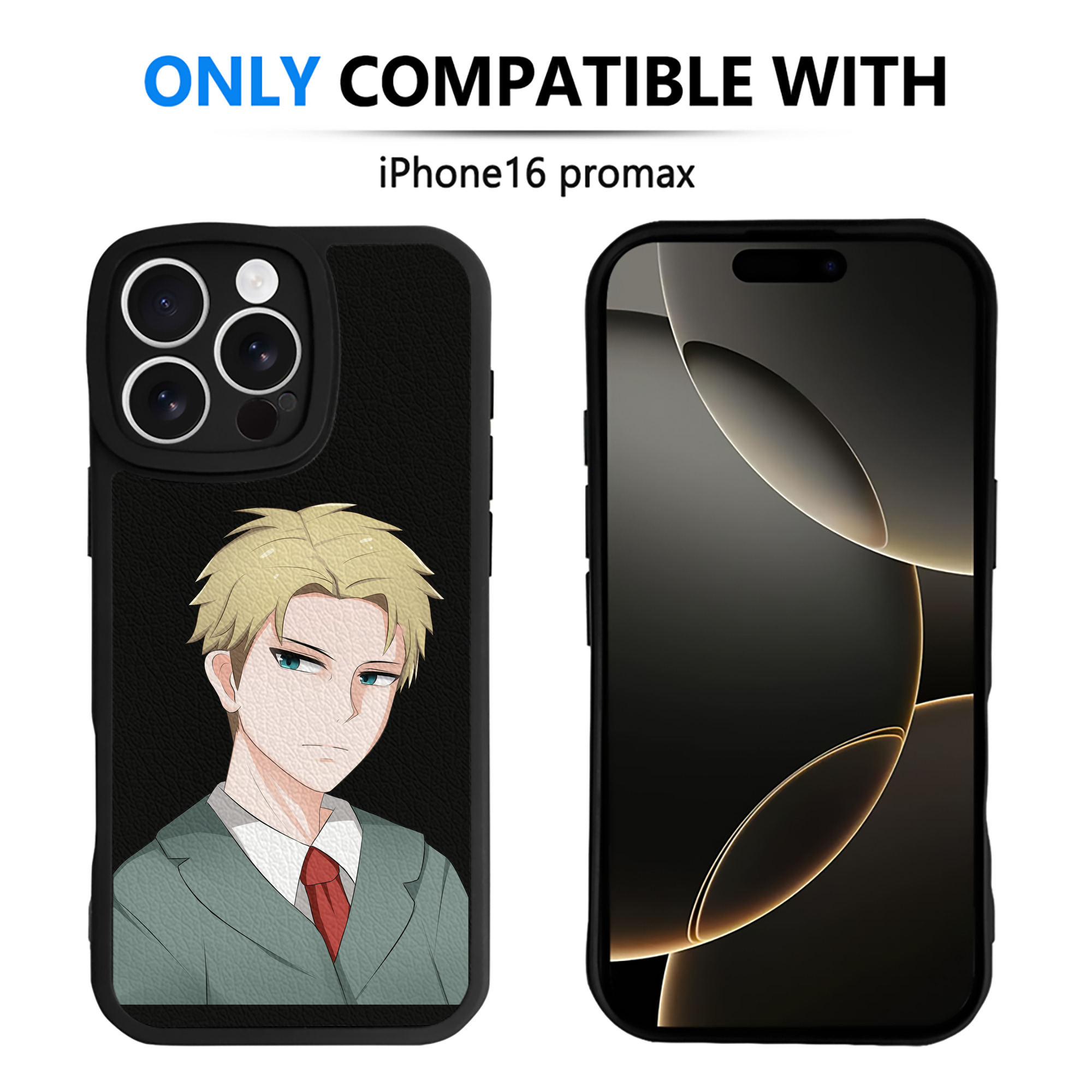 （画像用） SPY×FAMILY间谍家家酒 【iPhone 16シリーズ対応】シリコンスマホケース（レザー調） 材質：シリコン